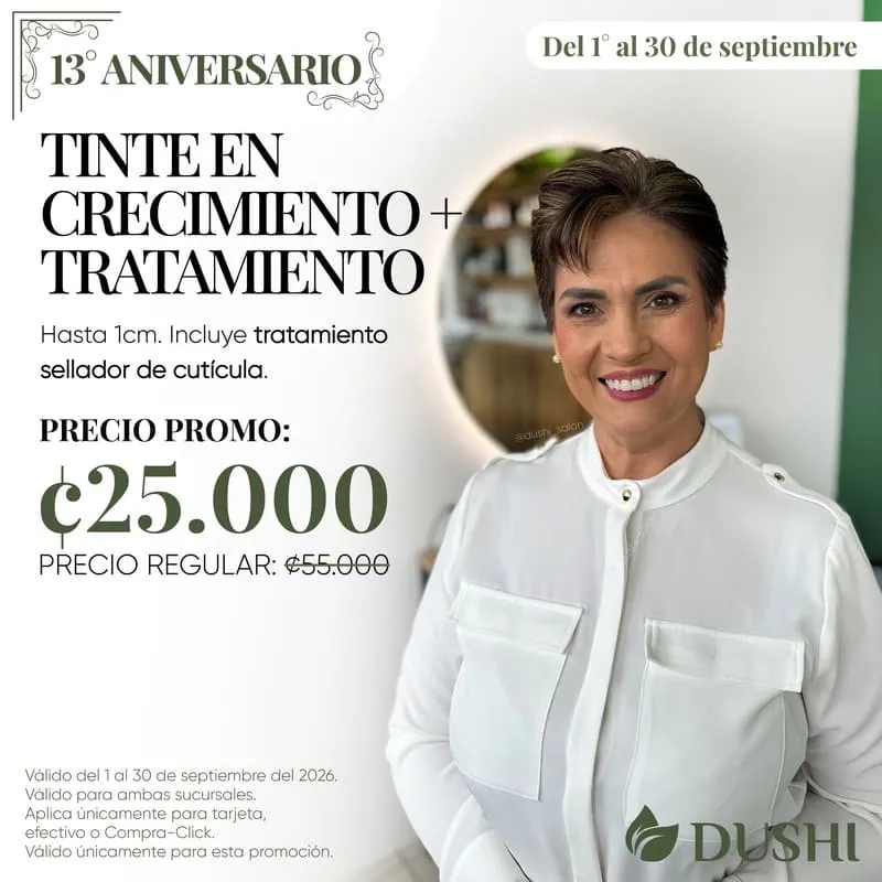 Tinte en crecimiento + tratamiento