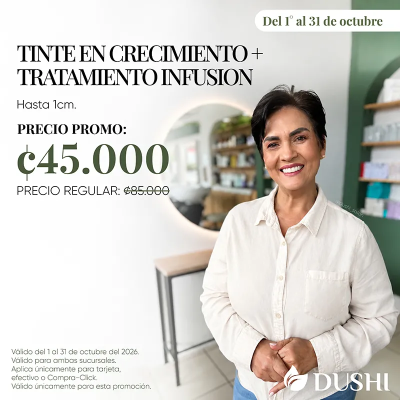 Tinte en crecimiento + tratamiento