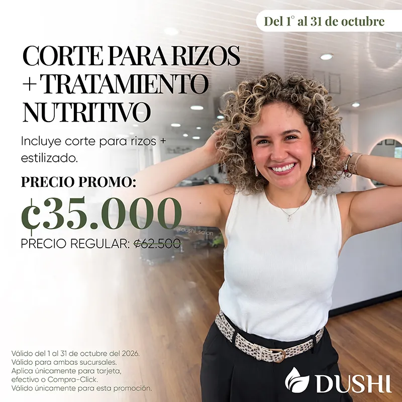 Corte para rizos + tratamiento nutritivo