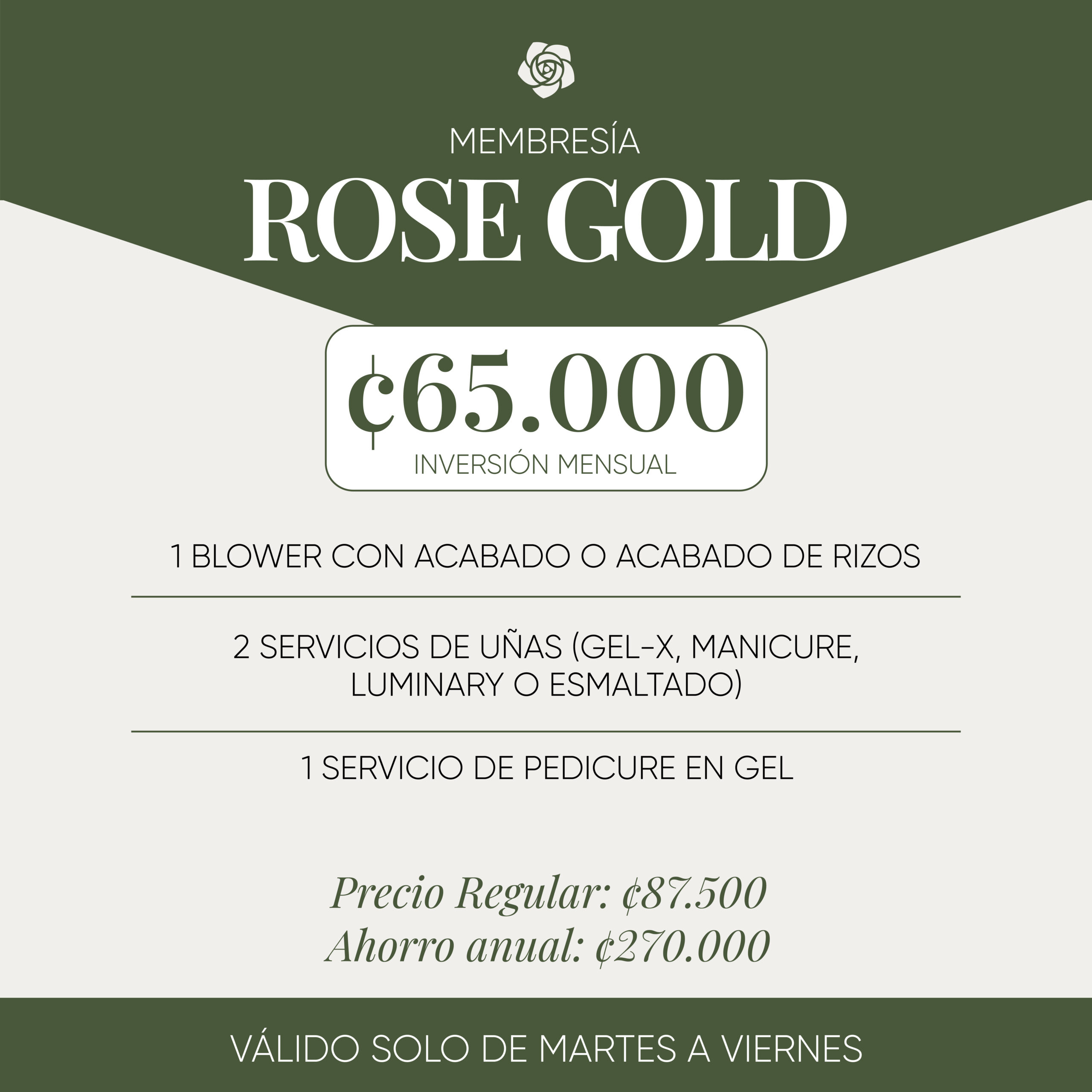 nuevo membresias 2026 mayo_GR Membresía Rose Gold - Imagen 1